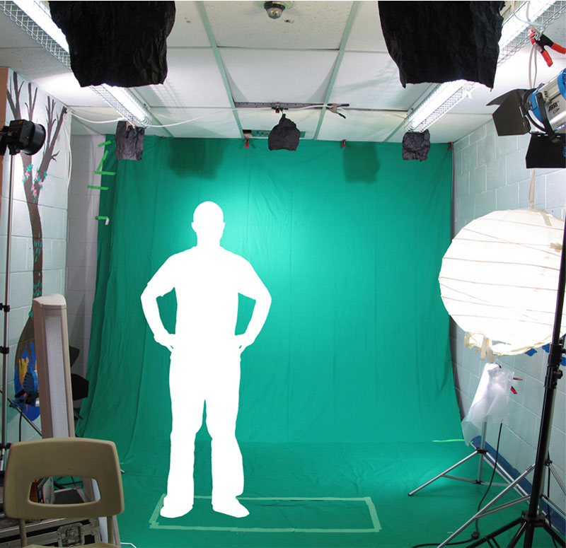 Studio improvisé à la polyvalente Henri-Bourassa, photo PatMiki